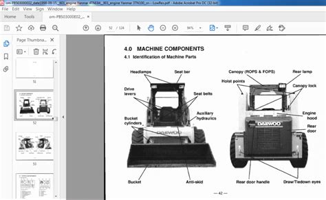 daewoo skid steer dsl801 parts manual|2000 doosan dsl 601 specs.